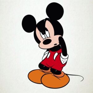 Mickey enfadado